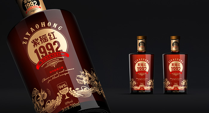 紫搖紅1992 / 血橙紅酒包裝設計 / 包裝設計公司